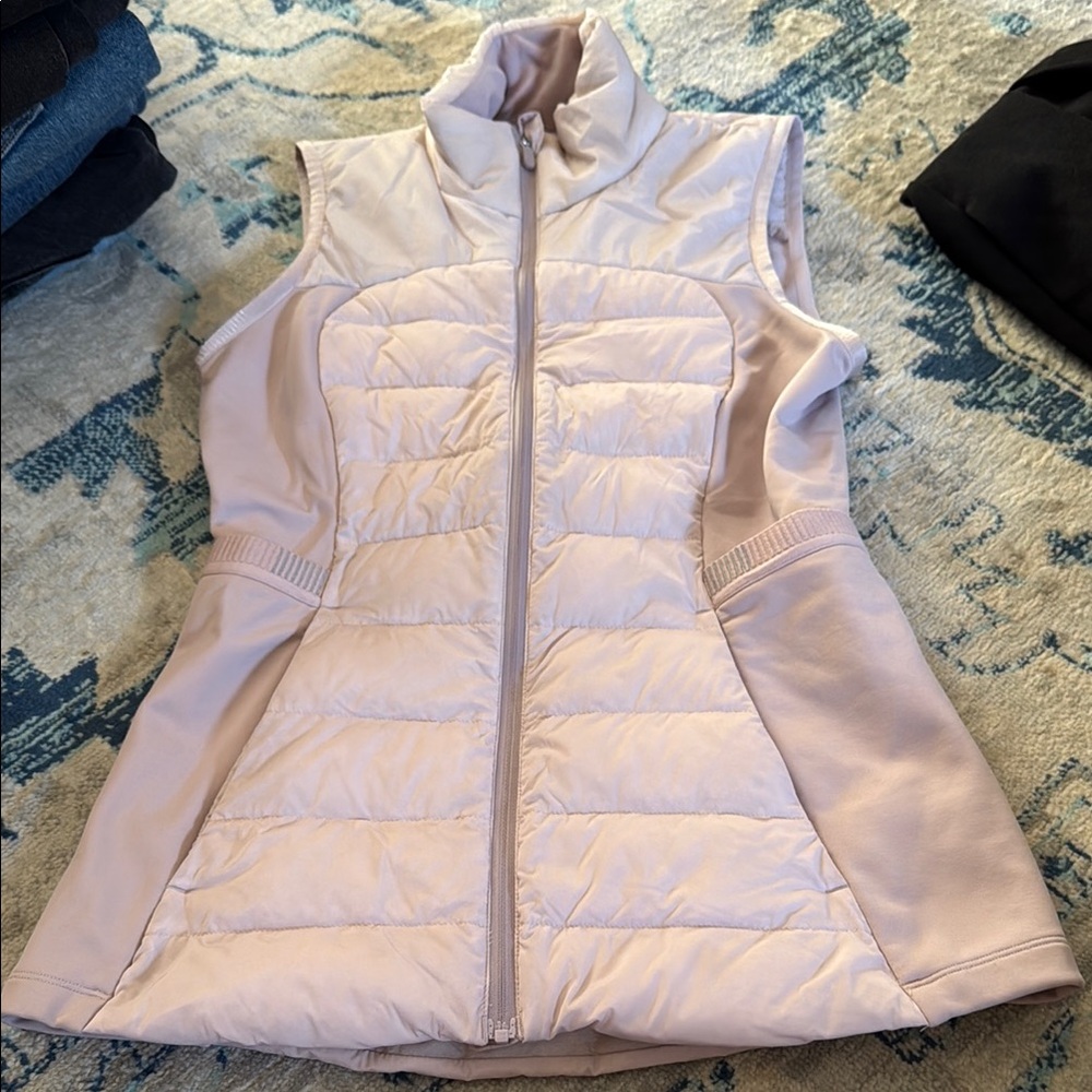 Lululemon Athletica Pink Quilted Vest